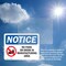 Signmission No Food Or Drink In Manufacturing Area Sign With Symbol, 18 in W x Rectangle, Vinyl Decal OS-2PACK-NS-D-1218-L-14593 - alternate 5